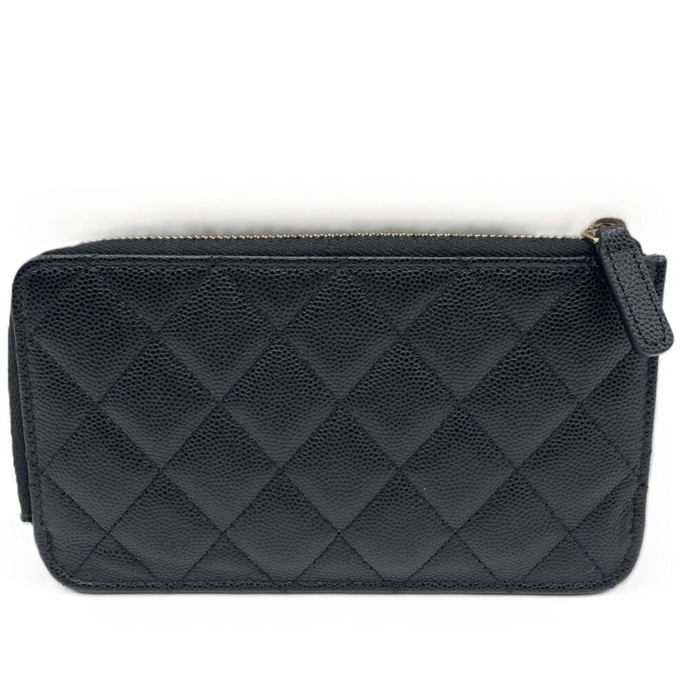 CHANEL Black Caviar Leather Pouch - Picture 2 of 6